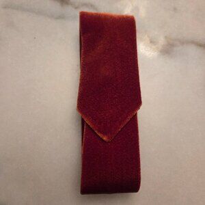 Velvet Burnt Orange/Copper/Rust Tie